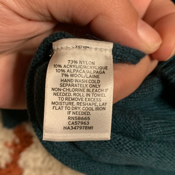 Halogen- Cold Shoulderd Sweater- Sz XL- Petrol Color - Picture 4 of 6